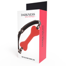 Darkness bone gag silicone red-3