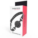 Darkness ball gag in silicone nero-3