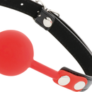 Darkness ball in silicone gag rosso-2