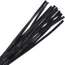 Darkness black flogger 45 cm-2