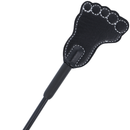 Darkness crop & flogger black fetish bdsm-2