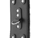 Darkness  wrist restraints black with fur-2