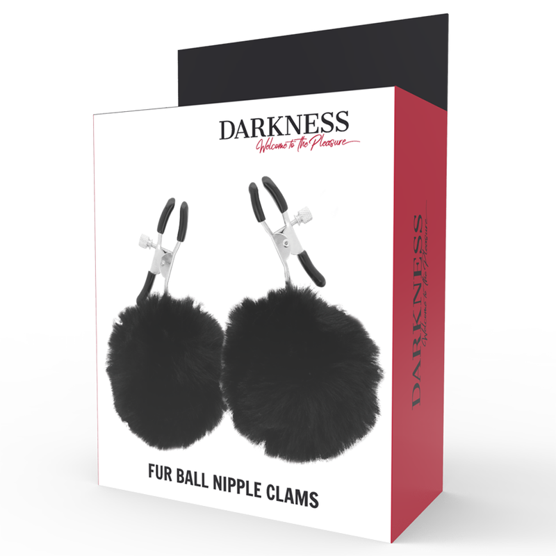 Darkness fur ball nipple clams-3