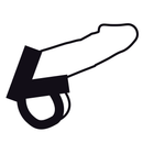 Pelle scura c / b cinturino h-pezzo divide-1