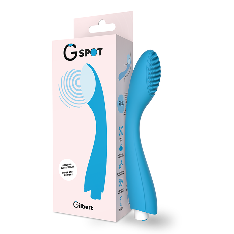 Vibratore g-spot gylbert blu turchese g-spot-1