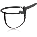 Fetish submissive arnés doble penetración negro-3