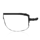 Fetish submissive arnés silicona negro g-spot 16cm-2