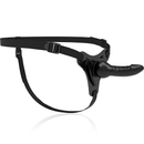 Fetish submissive arnés silicona negro realistic 16cm-1