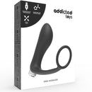Vibratore protesico ricaricabile addicted toys nero-3