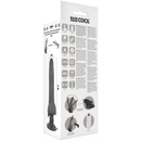 Basecock vibratore realistico telecomando nero 19 cm-4