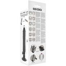 Basecock vibratore realistico telecomando nero 20 cm-4
