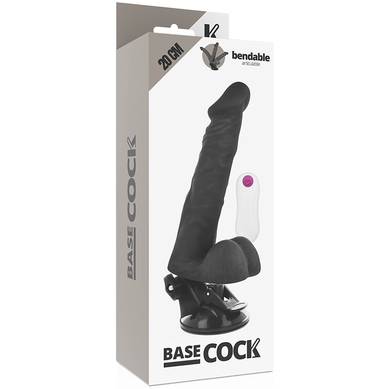 Basecock telecomando realistico pieghevole nero 20 cm-4