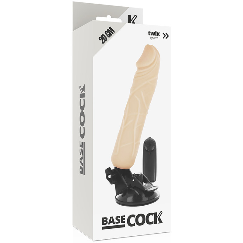 Basecock realistico vibratore telecomando carne 20cm-3