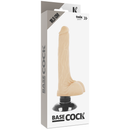 Basecock realistic vibrator 2-1 carne 18,5 cm-2
