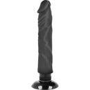 Basecock realistic vibrator 2-1 nero 20cm-0