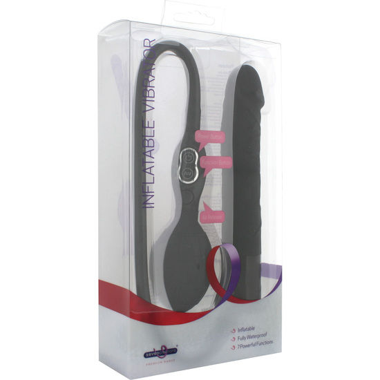 Sevencreations vibratore gonfiabile nero-1