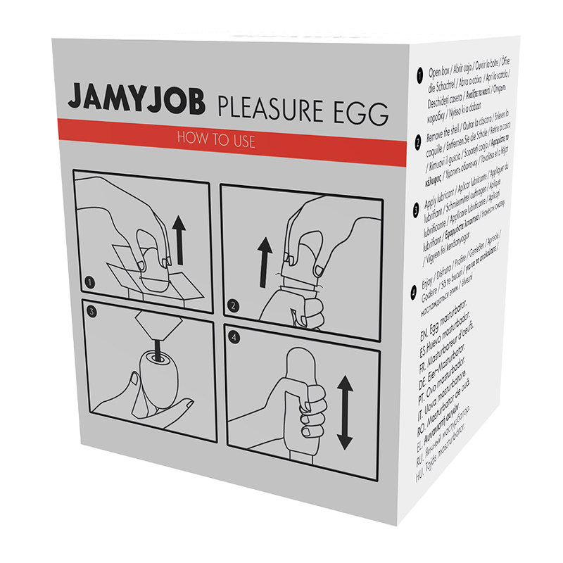 Jamyjob masturbatore uovo red edition discrett-10