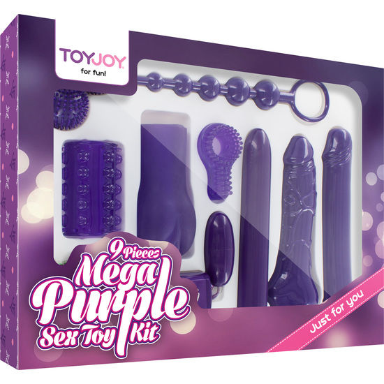 Solo per te kit giocattolo sesso mega viola-0
