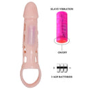 Baile funda extensora pene con vibracion y strap 13.5 cm-3