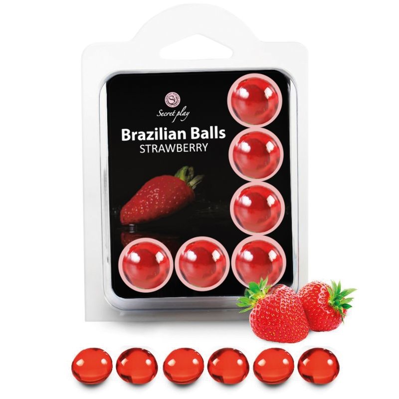 Secretplay set 6 palline brasiliane fragola-0