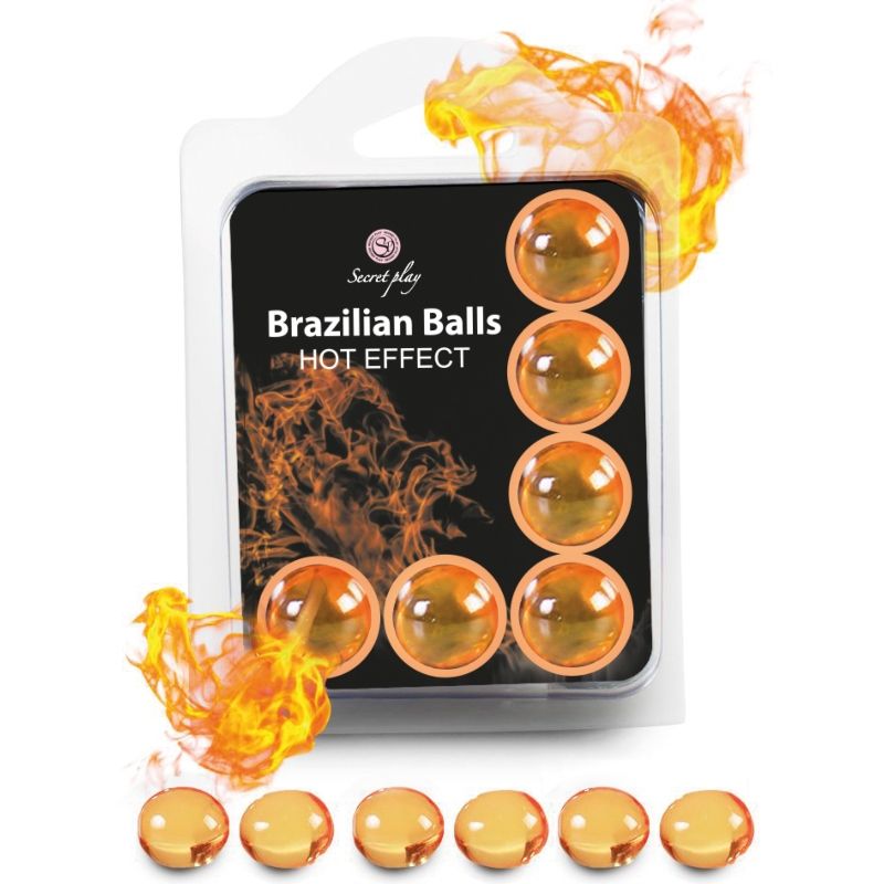 Secretplay set 6 palline brasiliane effetto calore-0