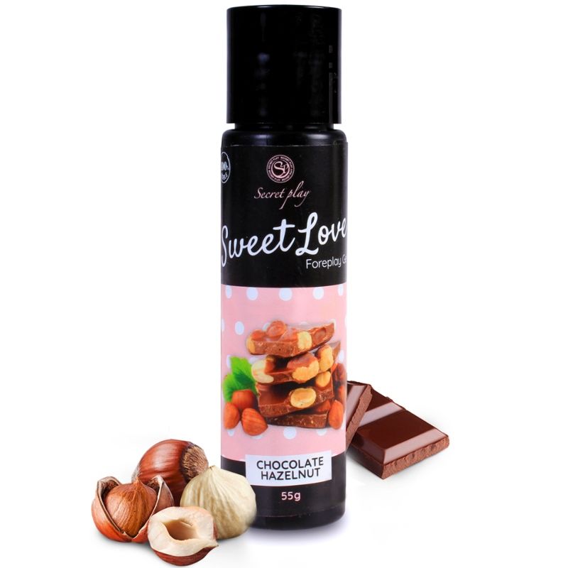 Secretplay gel sweet love cioccolato con nocciola 60 ml-0