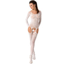 Passion woman bs055 bodystocking bianco taglia unica-0