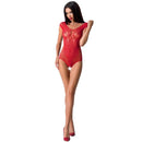 Passion woman bs064 bodystocking rosso taglia unica-0