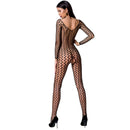 Bodystocking passion woman bs068 - nero taglia unica-1