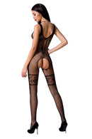 Bodystocking passion woman bs069 - nero taglia unica-1