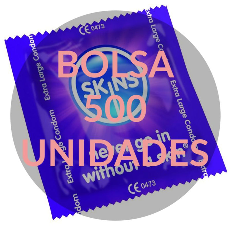 Skins preservativo extra large bag 500-1