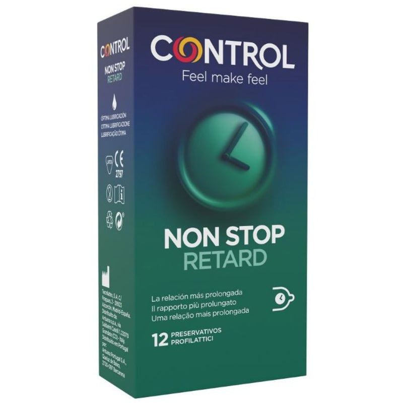 Control non stop retard condoms 12 units-0