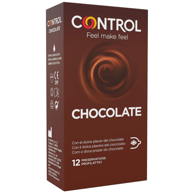 Control adapta chocolate condoms 12 units-0