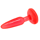 Plug anal tacto suave rojo 14.2-2