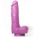 Camera rosa anton dildo realistico viola 21,5 cm-0