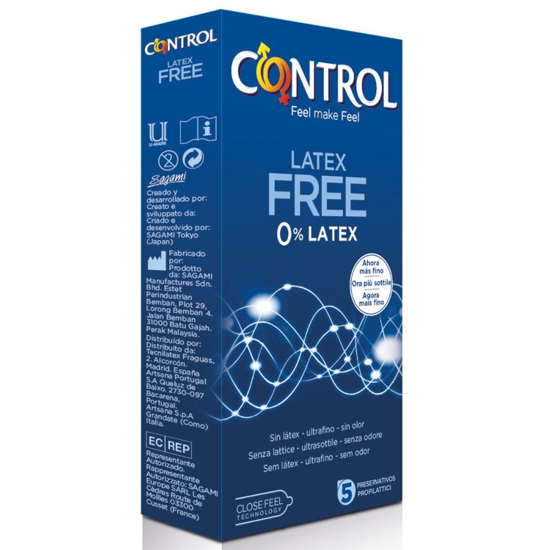 Control free sin latex condoms 5 units-0