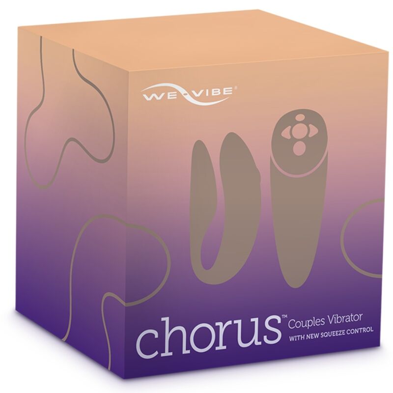 We vibe chorus couples vibratore con controllo squeeze - viola