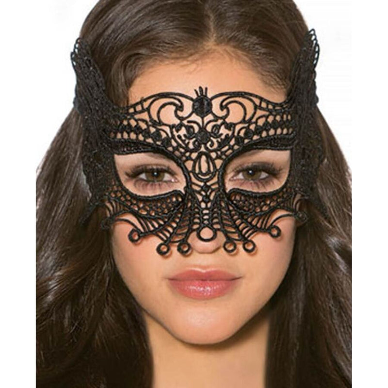 Queen lingerie maschera nera taglia unica-1