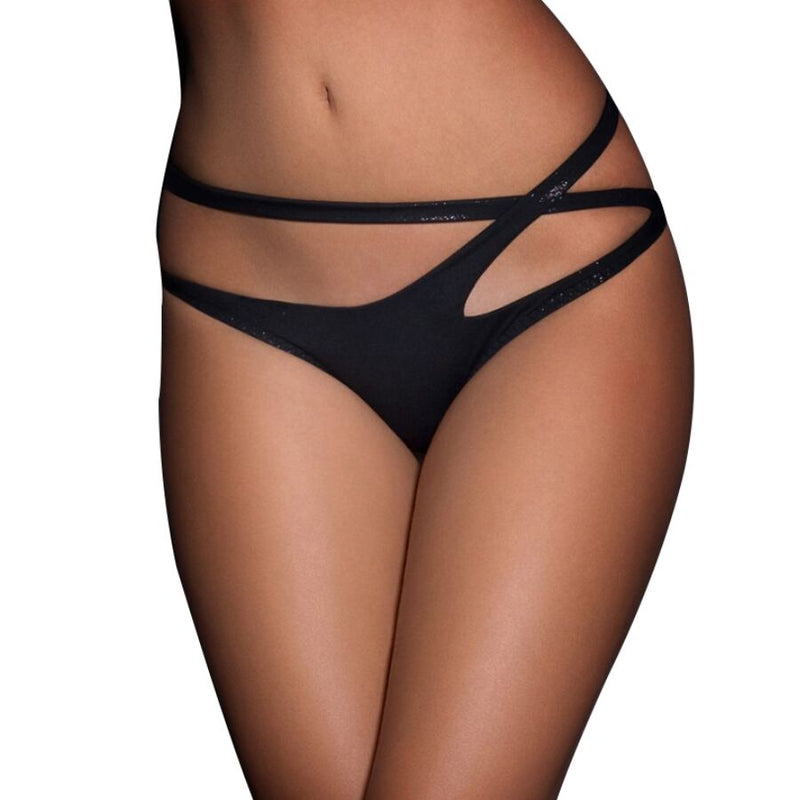 Mutandine doppia spalla incrociata lingerie queen s / m-0