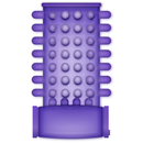 Copertura per pene vibratore lilla casual anello-3