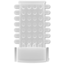 Copertura per pene vibratore trasparente con anello casual-1