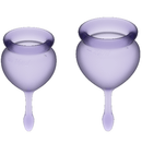 Tazza menstruale soddisfacente feel good viola 15 + 20ml