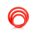 Calex tri-rings set red-1