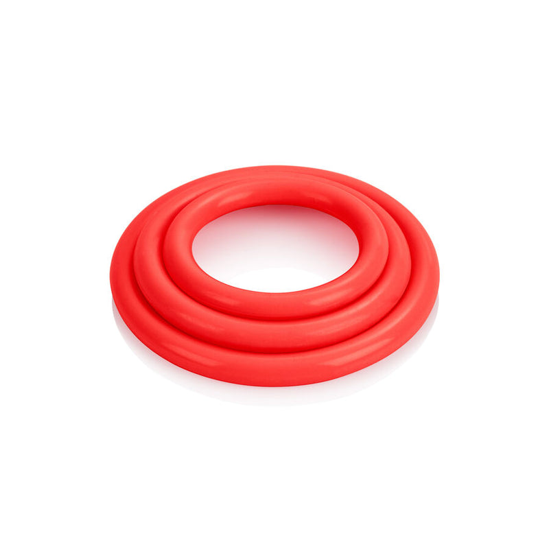 Calex tri-rings set red-2