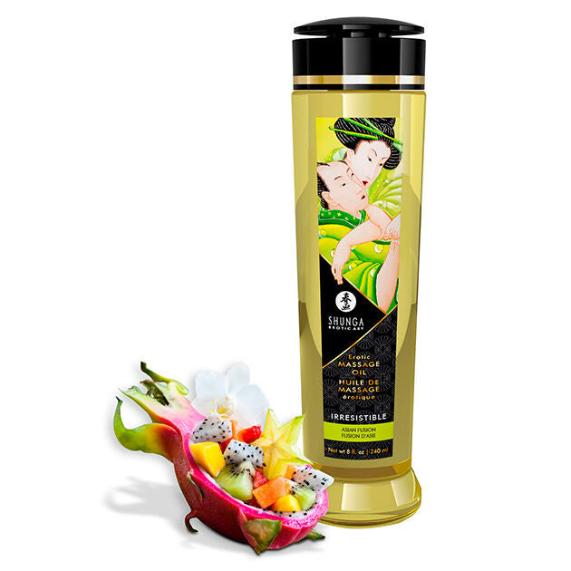 Shunga erotic massage oil irresistible 240ml-0