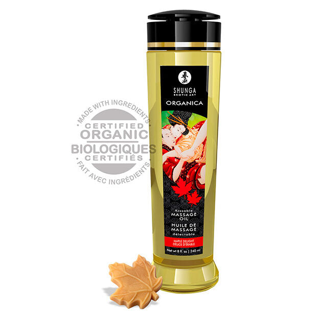 Shunga kissable massage oil organica 240ml-0