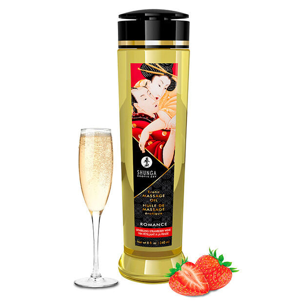 Shunga erotic massage oil romance 240ml-0