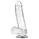 Xray clear dildo realista transparente 18.5cm x 3.8cm-2
