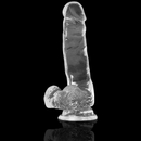 Xray clear dildo realista transparente 18.5cm x 3.8cm-4