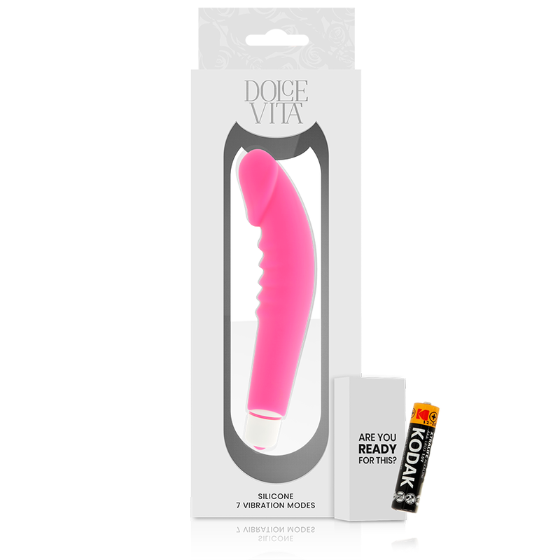 Dolce vita  realistic pleasure pink  silicone-4